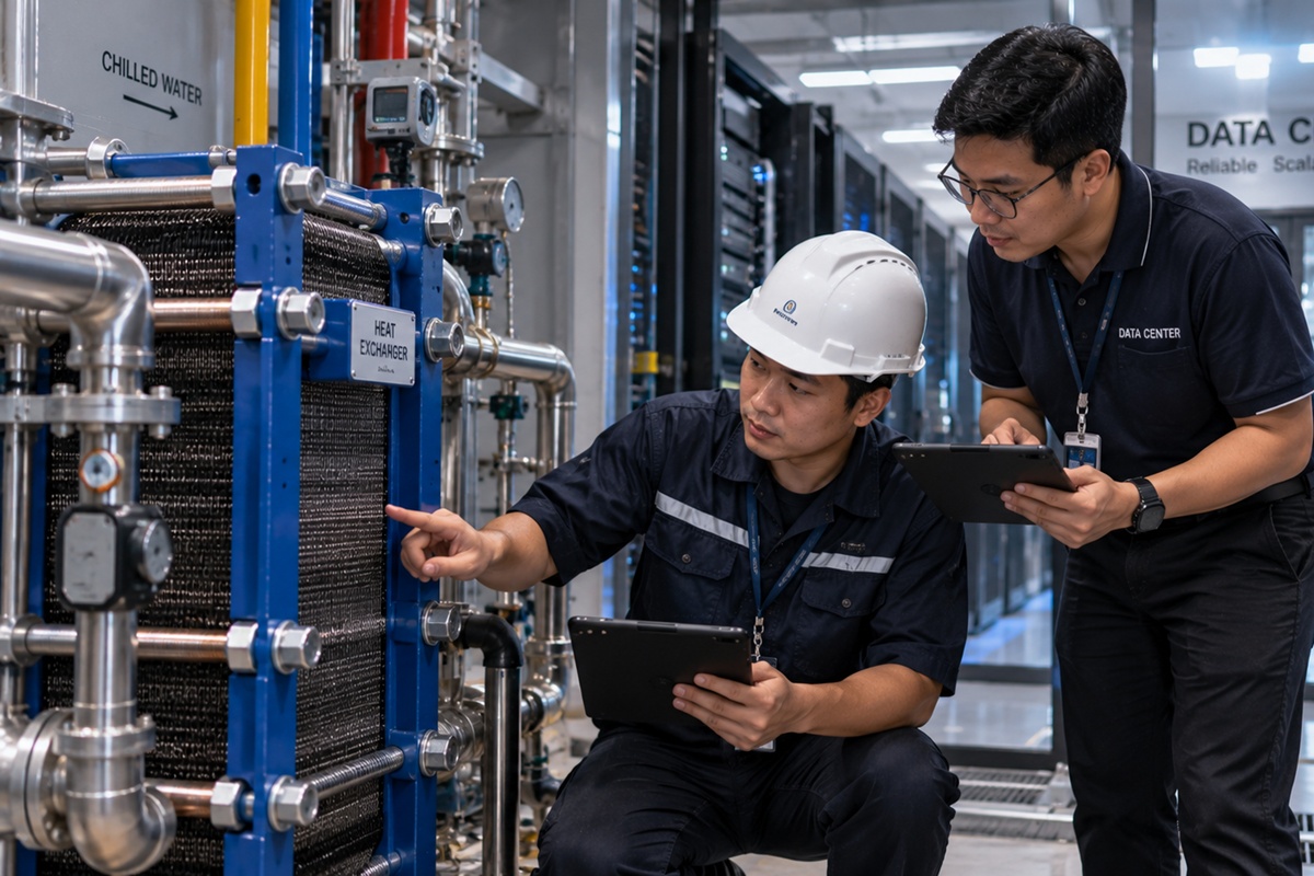 Heat Exchanger สำหรับ Data Center
